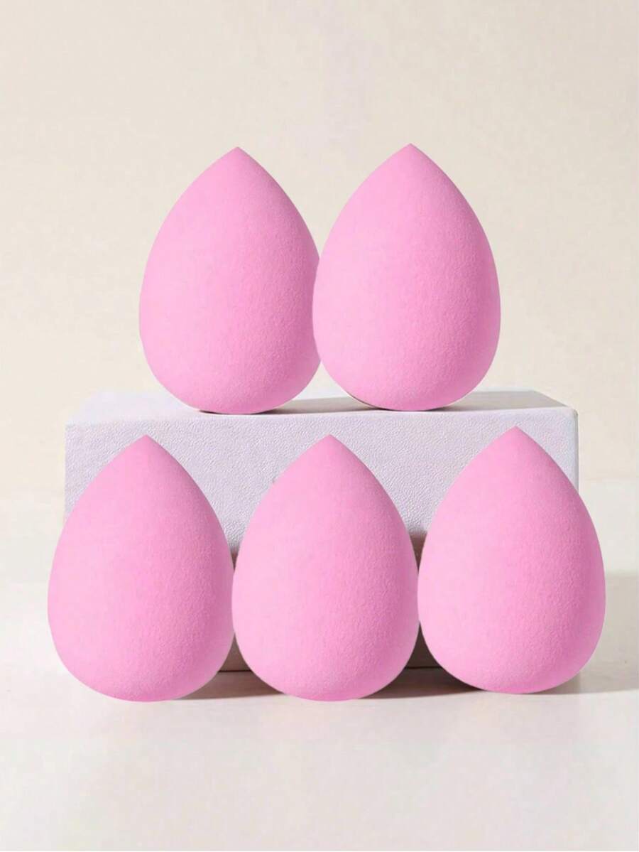 20 piezas/paquete Esponja de maquillaje, profesional, esponja de corrector ultra suave, herramientas de maquillaje facial, esponja de maquillaje, borla de polvo, borla de polvo fijador, uso en seco y húmedo (para base, polvo, loción)