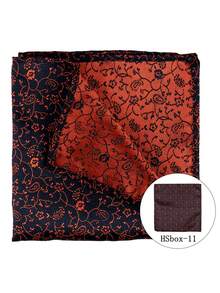 1pc Paisley & Polka Dot Elegant Polyester Scarf, Suitable For All Seasons - Multicolor - View 24