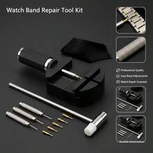 Professional Watch Repair Tool Kit - Watch Link Band Pin Remover - Repair Toolkit For Watch Band Adjustment & Bracelet Sizing Hand Tools Tool Accessories - A - View 3