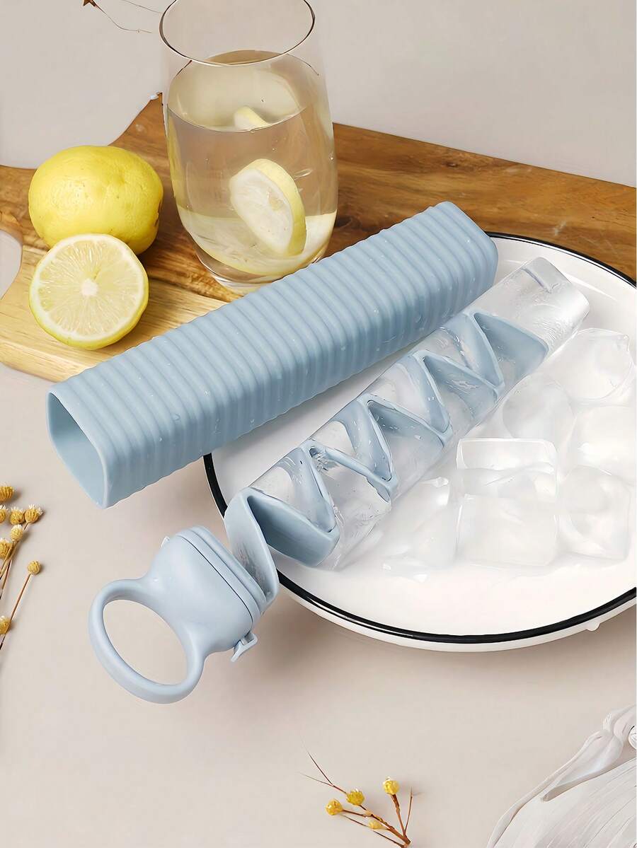 1pc Silicone Molds,Ice Tray,Pull-Out Ice Tray,10 Ice Grids,Pull Out Silicone Ice Tray,Kitchen Essentials,Suitable For Halloween, Christmas, Party Supplies, Kitchen Decorations, And Holiday Essentials - Multicolor - View 1