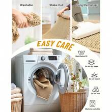 Waffle Bath Mat Set, Non Slip Bathroom Mat Set, Ultra Absorbent Bath Mats For Bathroom Decor, Extra Soft Floor Bathroom Rugs Sets 2 Pieces, Washable Bath Rugs Set (20"*47" And 16"*24") - 卡其色 - 查看 6
