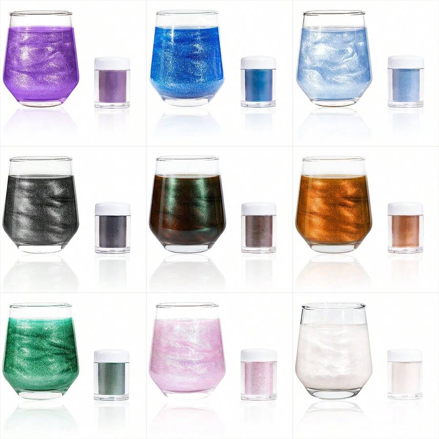 3g Decorative Shimmer Glitter Powder, Featured With Glossy Luster.Perfect For Drinks, Cocktails, Beer, Wine, Cakes, Candies And Desserts, Great Decoration For Bakeries And Restaurants.Ideal For Theme Parties Including Valentine's Day, Weddings, Birth - View 1