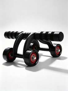 4-Wheel Abdominal Wheel, Stable Non-Slip Core Strength Training Multifunctional Abdominal Trainer For Men And Women, Home Fitness Equipment - Multicolor - View 1