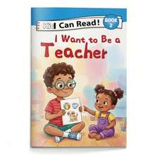 Libro de lectura con tema de maestro, cuaderno de escritura de aprendizaje temprano para el aula y el hogar - Cuaderno de lectura sobre sueños profesionales - Ver 8