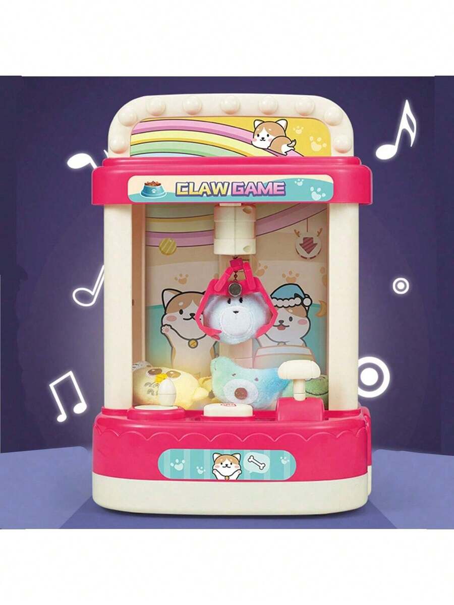 Fun Electric Musical Lighting Claw Game Mini Catch Toys Clip Wrist Machine - Random Color - View 1