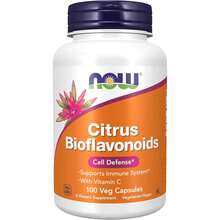 NOW Foods Citrus Bioflavonoids, Cell Defense*, Immune System Support*, 100 Veg Capsules - 100 cái - Xem 1