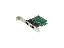 StarTech.Com Dual Port Gigabit PCI Express Server Network Adapter Card - PCIe NIC - Black - View 1