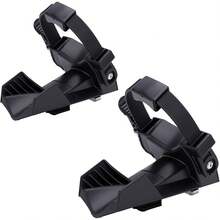 2 Soportes para Rueda Trasera de Bicicleta de plástico ABS de 2,35 Pulgadas,Portabicicletas Trasero para Coche, Piezas de Repuesto para Bicicleta de montaña y - 1 - Ver 8