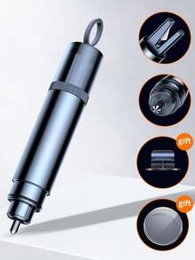 紧急安全锤，带破窗器和安全带切割器，便携式汽车和家庭逃生工具 - A - 查看 2