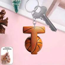 2D Acrylic Basketball Letter Keychain, Basketball Player & Fan Exclusive Keyring Gift, Bag Charm, Key Decoration, Party Favor - Basketball Letter Keychain - View 15