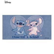 Khăn tắm biển Disney Lilo & Stitch - "Độc nhất vô nhị" với họa tiết Stitch và Thiên thần, thích hợp cho hồ bơi và bãi biển. - A - Xem 4