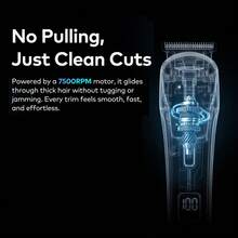Itel ITR-37 7500RPM High-Torque Trimmer - Powers Through Thick Beard & Dense Hair With No Pulling, No Jamming, Just Clean Cuts - View 4