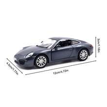 Mô hình xe Porsche 911 tỷ lệ 1:36 bằng hợp kim kẽm đúc nguyên khối, đồ chơi mô hình trang trí sáng tạo, thích hợp cho thanh thiếu niên và người lớn sưu tầm mô hình, có thể dùng làm quà tặng trang trí phòng. - Nhiều màu - Xem 6