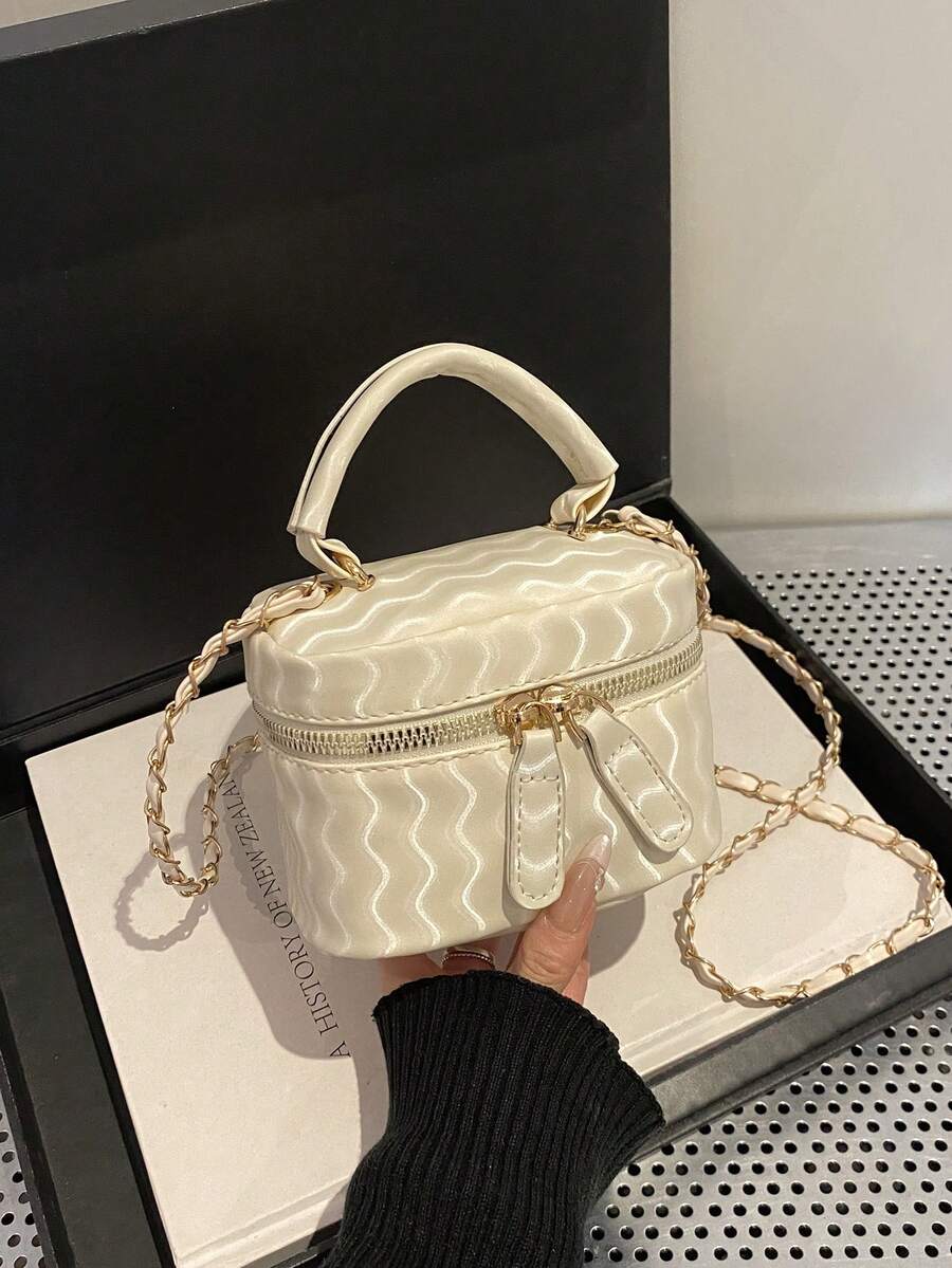 Lightweight Mini Chain Bag Quilted Handbag Bucket Bag Suitable For Girls, College Students And Office Workers