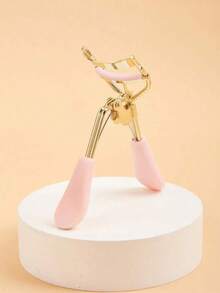 1pc Gold Handle Eyelash Curler + 10pcs Replacement Pads, Beauty Essential Tool, Easily Create Perfect Curled Lashes In 5 Seconds, Portable Eyelash Curler Suitable For Travel, Home And Business Use, Unisex, Can Also Be Used For Home Decor, Vanity, Bedroom, Women's Gift, Mother's Day Gift - Multicolor - View 2