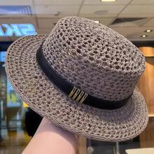 1 Peça Chapéu de Balde Francês Dobrável para Verão, Design Vazado Respirável, Estilo Minimalista Elegante, Adequado para Viagem, Praia, Parque, Atividades ao Ar Livre - Multicolorido - Visão 14