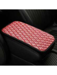 Car Shiny Sequin Center Console Armrest Pad - Multicolor - View 6
