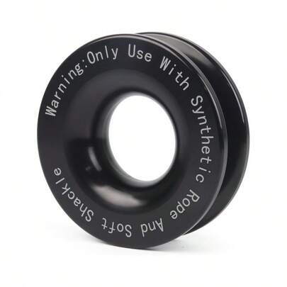 Heavy Duty 41000lbs Recovery Ring For Off-Road Vehicles, ATVs, UTVs, SUVs, And Trucks - Perfect For Synthetic Ropes & Soft Shackles, Towing & Trailer Use