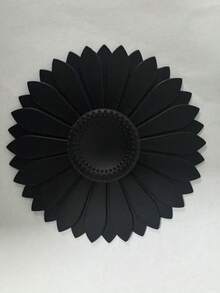 1pc Sunflower Silicone Cup Lid, Dust And Insect Proof, Reusable, Coaster, Fits Ceramic Cups - Multicolor - View 6