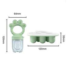 KUNT Bộ đồ chơi gặm nướt hình trái cây và rau củ cho bé, dụng cụ ăn dặm bằng silicon, đồ chơi gặm nướt cho trẻ sơ sinh. - Nhiều màu - Xem 10