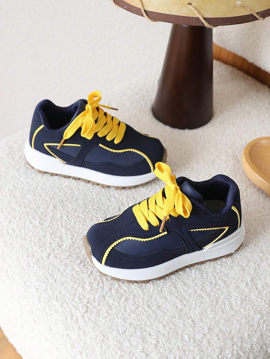1 Paar Mädchen Sportschuhe, Kinder Casual Weichsohlen Sneaker, Neues Design für Frühling/Herbst - Blau - Übersicht 1