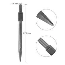 2 piezas de 1-1/8 pulgadas de punta hexagonal y cinceles de hormigón plano para demolición eléctrica Jack Hammer Bit Point Cincel Demolición Concrete Breaker, ideal para trabajos de demolición y construcción - A - Ver 6