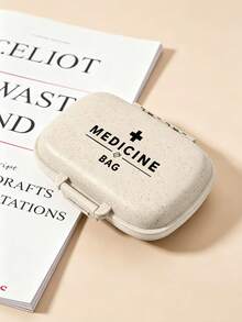 Hộp đựng thuốc in chữ "Medicine Bag", hộp đựng thuốc du lịch có ngăn, hộp đựng thuốc kín di động, hộp đựng thuốc chống ẩm, hộp đựng thuốc hàng ngày, vật dụng thiết yếu cho việc uống thuốc hàng ngày, hộp đựng thuốc có thiết kế 8 ngăn. - Nhiều màu - Xem 6