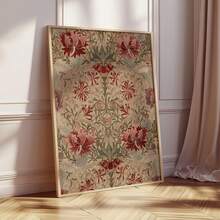 1 buah Cetakan Tekstil Bunga Vintage Tanpa Bingkai, Seni Dinding Botani Gaya William Morris, Poster Cottagecore untuk Kamar Tidur, Asrama, Kembali ke Sekolah, Hadiah - bunga - View 2