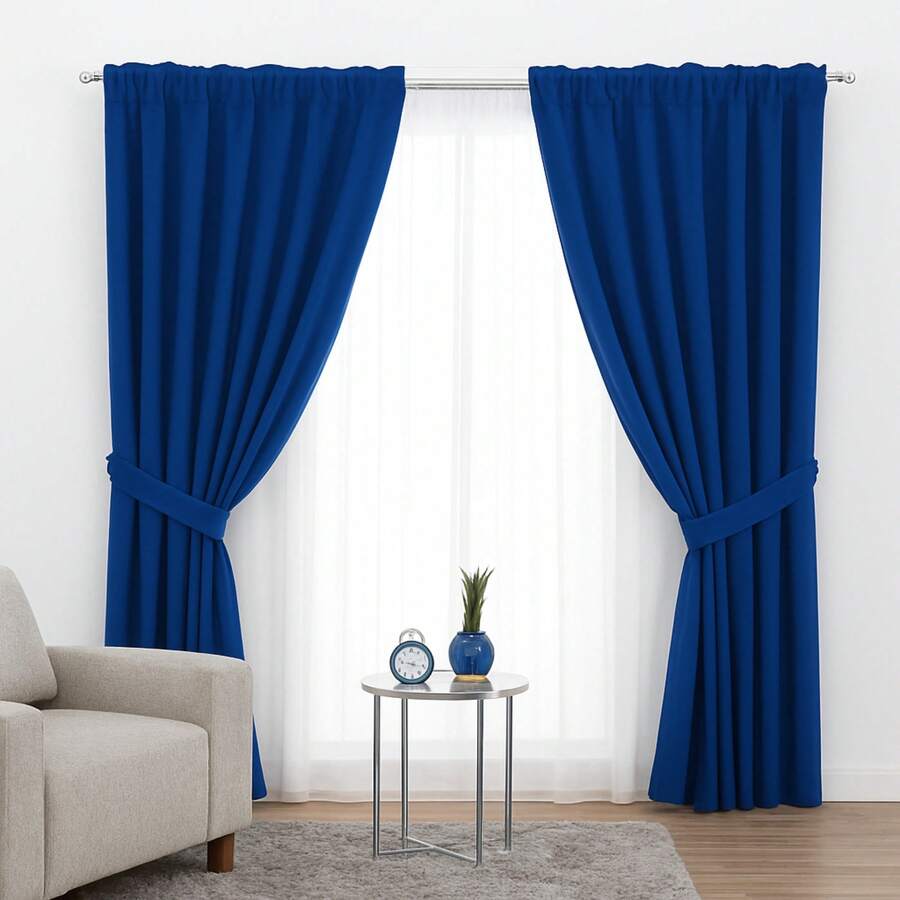 Refresh Your Home With Contemporary Style Neo Short Curtains From BEAUTTY HOME - BLUE EYE - View 1