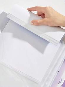 A4 Document Folder Exam Paper Storage Bag Certificate Collection Album Transparent Multi-Layer Insert Pages Large Capacity Portfolio Student Specialized Organizer For Papers And Sheet Music - Single Piece - View 4