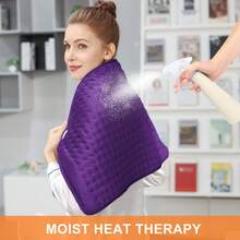 Deepsoon XXXL Heating Pad - Available In Three Sizes: 40 Inches X 20 Inches, 33 Inches X 17 Inches, And 24 Inches X 12 Inches; Featuring 6 Temperature Settings And 4 Timer Settings; Built In Portable Massage Function; Specially Designed To Provide Soothing Thermal Therapy For The Back, Neck, Shoulders, And Legs; Machine Washable, Easy To Clean; The Ideal Gift For Father's Day Or Birthday. Newly Upgraded Version! - View 5