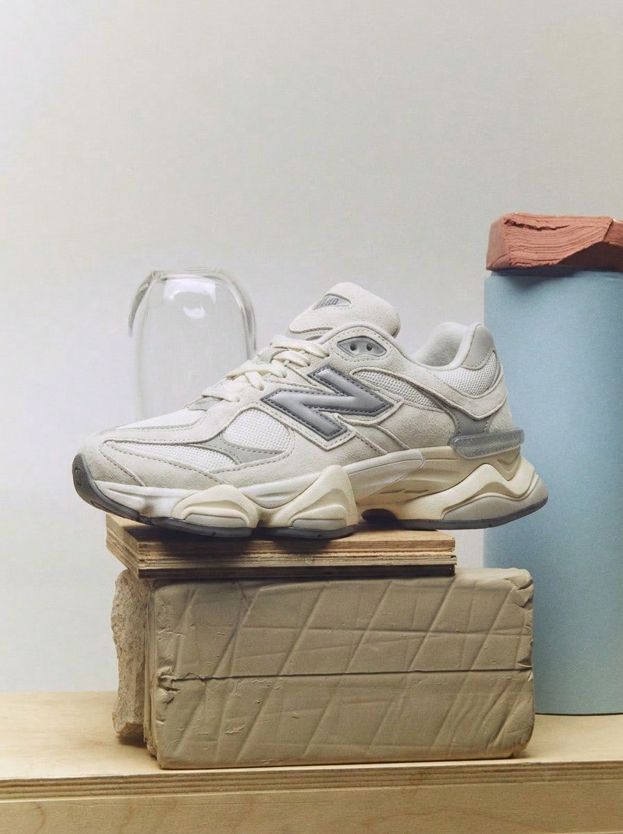New Balance Giày nữ casual 9060 nhẹ, đệm êm, thoáng khí, thoải mái, đế dày, có logo, thân thiện với da, đa năng dùng hàng ngày, tập gym, đi làm, sau giờ làm, giải trí, du lịch, hẹn hò U9060ECA - xám - Xem 1