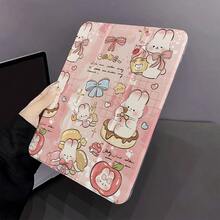 1 Ốp lưng máy tính bảng in hình thỏ và bánh dễ thương, tương thích với iPad thế hệ thứ 10 10.9 inch 2022 / Air 13 (M3 2025) / Air 11 (M3 2025). Tương thích với SAMSUNG, , Oppo Pad, Matepad, Vivo Pad, Honor Pad. - Nhiều màu - Xem 2