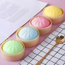 Soft Squishy Bun Toy, Stress Relief Squeeze Toy, Prank Toy - Multicolor - View 6