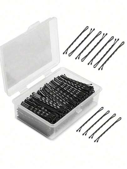 50pcs Wavy U-Shaped Invisible Hair Clips, Suitable For Women's Bangs And Loose Hair, Great For Work, Travel, Gifts, Ponytails, Buns, Washing Face And Makeup, Headpiece