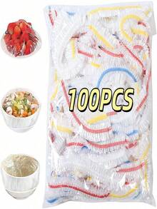 400PCS Plastic Wrap Covers Stretch Lid Bowl Protector Reusable Food Cover Dispenser Kitchen Gadget Mess-Free Easy Cover Durable Hygienic Compact Space-Saving No Waste For Home Picnic BBQ Travel - View 13