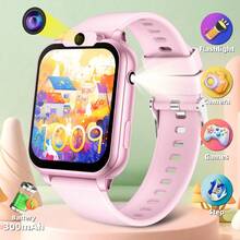 This 2026 New Model Children's Smart Watch Features 18 Fun Built-In Games, A 1.83-Inch Touch Screen, A 300mAh Battery, An Ultra-Low Power Consumption Chip, As Well As A Pedometer, Camera, Flashlight, Alarm Clock, Calendar, Step Counter, Calculator, And Stopwatch. - Multicolor - View 15