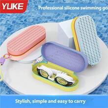 YUKE Swim Goggles Case, Breathable Hollow Storage Box For Swimming Goggles, Quick Drain Protective Holder With Portable Lanyard - Multicolor - View 6