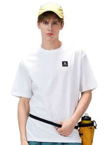Áo thun nữ mùa xuân/hè thoáng khí và co giãn - Áo cotton "ba lớp bảo vệ": Chống dầu và chống thấm nước. - Trắng vô tận - Xem 2