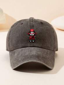 Mũ lưỡi trai unisex in hình robot, nhẹ, thoáng khí, thấm mồ hôi, kiểu dáng snapback, thích hợp cho thể thao ngoài trời, du lịch, thường ngày, có thể điều chỉnh kích cỡ, chống nắng, phù hợp với trang phục hàng ngày và phong cách đường phố. - A - Xem 13