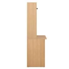 Computer Desk, Desk With Shelves, Desk With Cabinet, Work Desk, Desk With Cabinet, Natural White 180cm - Natural Color - View 11