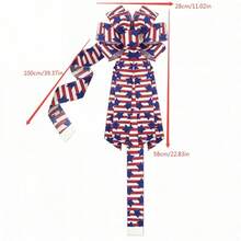 Independence Day Cabinet Bows Kitchen 4th Of July Holiday Memorial Day Bow Decorations Party Backdrop - Blue - View 7