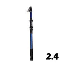 Lerutwis 1 Cần câu cá thu gọn 1.8M-3.0M, có thể tháo rời, kèm máy câu, tay cầm hợp kim, sợi thủy tinh chắc chắn, không gãy, cần câu cá chép đa năng, cần câu quay di động, dụng cụ câu cá. - Nhiều màu - Xem 14
