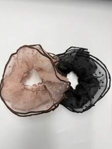 1件法式优雅发带，复古新款发夹，发饰马尾夹，发胶，发圈，家居卧室装饰美容产品 - 彩色 - 查看 8