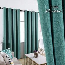 GRALI Juego de Cortinas Ojales, Tela Térmica Oscurecimiento de Habitacion Doble Vista de Zigzag, Turquesa Verde, 132 x 241 cm, 2 Paneles - Zigzag 100% negro - Amarillo - Ver 9