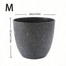 1/3/5件金屬桶花盆 - 鄉村風陽台壁掛花盆附手柄，花園裝飾，適用於室內與室外 - 彩色 - 查看 21
