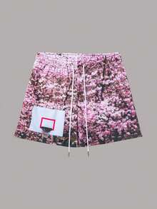 Men's Statement Print Shorts Fashion Designer Patterned Casual Daily Wear Shorts - 彩色 - 查看 1