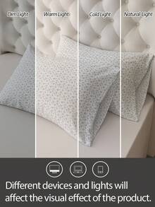 1 pieza Funda de almohada de sobre de 100% poliéster, textura arrugada, patrón en relieve, material ultra suave, adecuado para dormitorio, hotel, dormitorio, sin relleno - Multicolor - Ver 4