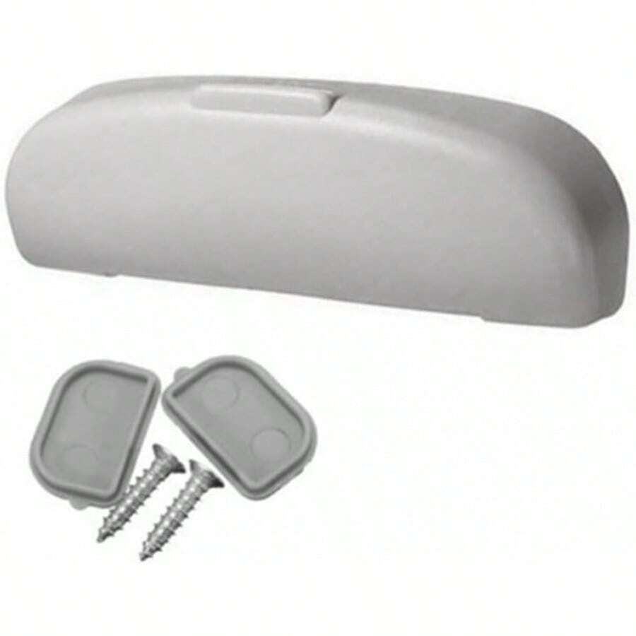 Caja De Almacenamiento para Gafas De Sol De Coche Estuche Portagafas para Auto Compacto Fácil Instalación Material Resistente Compatible con - Gris - Ver 1