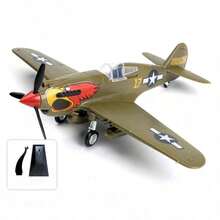 1/48 escala WWII P-40 Tomahawk tigres voladores militares P51 MUSTANG F4U BF109 colección de modelos de combate DIY rompecabezas Juguetes - Verde Claro - Ver 29